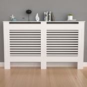 RRP £92.34 FATIVO High Radiator Cover Wood Cabinet: 92cm Height