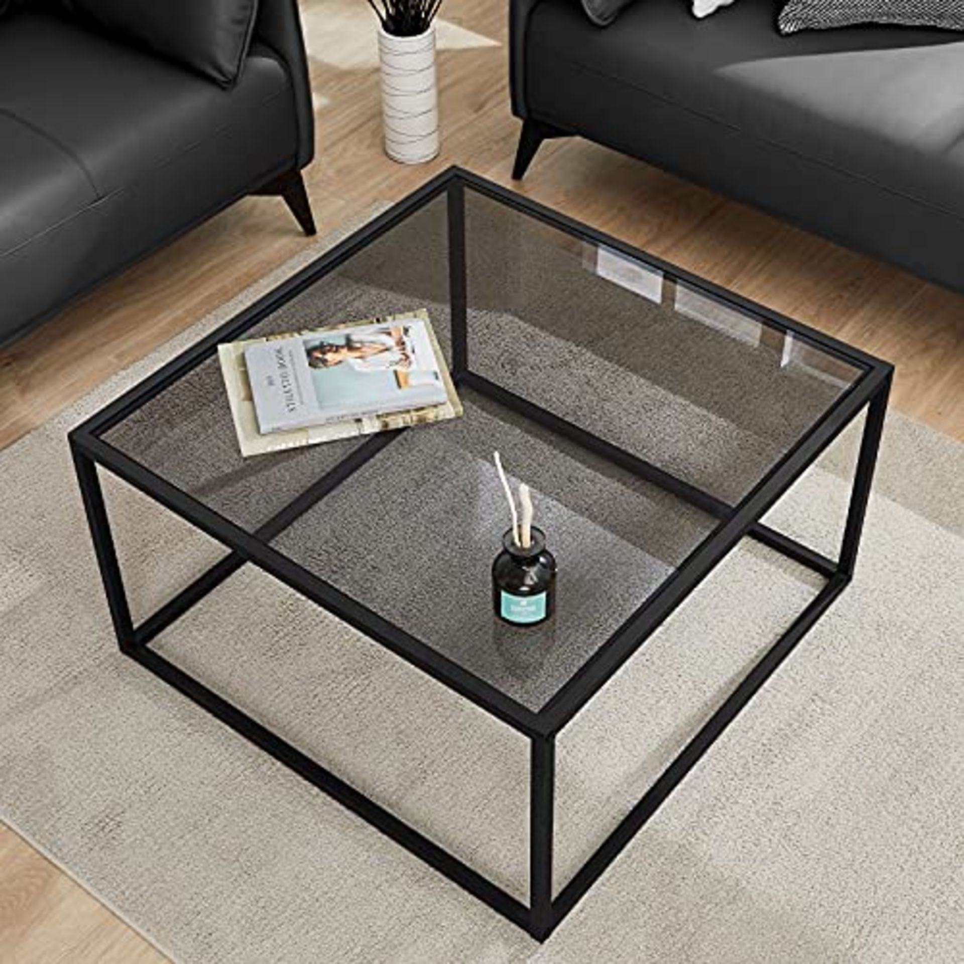 RRP £79.90 SAYGOER Glass Coffee Table