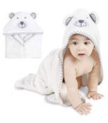 RRP £11.40 ZARCHE Bamboo Baby Bath Towel 90 * 90cm