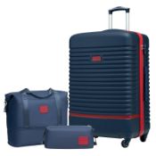 RRP £97.02 COOLIFE Suitcase Trolley Carry On Hand Cabin Luggage