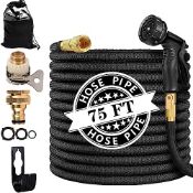 RRP £22.82 Expandable Garden Hose Pipe 75FT