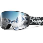 RRP £27.39 Odoland OTG Ski Goggles for Kid and Youth