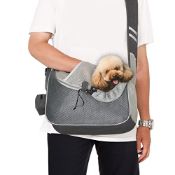 RRP £24.34 Dog Puppy Carrier Dog Sling Papoose Hand Free