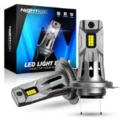 RRP £38.80 NIGHTEYE H7 LED Headlight Bulb