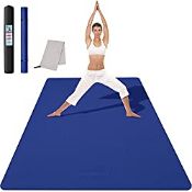 RRP £68.49 CAMBIVO Large Yoga Mat (6' x 4' x 6mm)