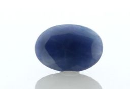 Loose Oval Sapphire 5.54 Carats - Valued By GIE £8,310.00 - Colour-Blue, Clarity-I, Certificate