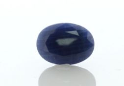 Loose Oval Sapphire 7.57 Carats - Valued By GIE £11,355.00 - Colour-Royal Blue, Clarity-I,
