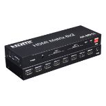 RRP £83.32 4K 60hz 6x2 HDMI Matrix 6 IN 2 OUT HDMI Splitter Switch