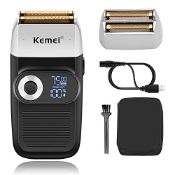 RRP £34.37 Kemei Foil Shaver for Men Electric Razor with Bald