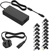 RRP £25.10 Newding 65W Universal Laptop Charger with 16 Tips