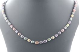18 Inch Freshwater Cultured 4.5 - 5.0mm Necklace With Silver Plated Clasp - Valued By AGI £245.