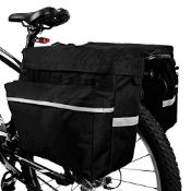 RRP £16.69 Pannier Bike Bag with Adjustable Hooks