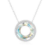 RRP £37.66 LOUISA SECRET Necklace for Women 925 Sterling Silver Ferris Wheel Pendant