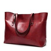 RRP £26.79 Aileese Womens Soft Leather Handbags Large Capacity