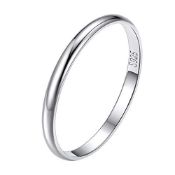 RRP £16.00 Suplight 2mm Sterling Silver Ring Band