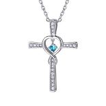 RRP £23.70 December Birthstone Necklace for Women Bridesmaid Jewelry