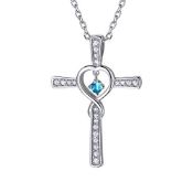 RRP £23.70 December Birthstone Necklace for Women Bridesmaid Jewelry