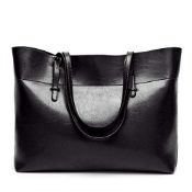 RRP £26.79 Womens Soft Leather Handbags Large Capacity Retro Vintage