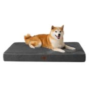 RRP £26.25 EHEYCIGA Memory Foam Dog Bed Large Washable