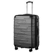 RRP £77.62 COOLIFE Hard Shell Suitcase with TSA Lock and 4 Spinner