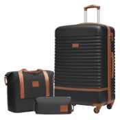 RRP £97.02 COOLIFE Suitcase Trolley Carry On Hand Cabin Luggage