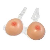 RRP £47.94 Zcoins Silicone Breast Form Strap-On Breast Prosthesis