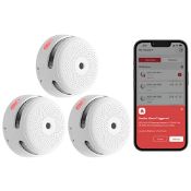 RRP £68.49 X-Sense Wi-Fi Smoke Alarm for Home with Replaceable Battery