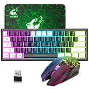 RRP £42.22 60% Compact wireless gaming keyboard and mouse set
