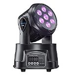 RRP £63.58 BETOPPER Stage Lights Mini Moving Heads 7x8W LED 9/14CH