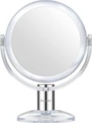 RRP £18.25 Auxmir Makeup Mirror with 1X / 10X Magnification