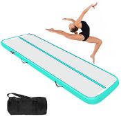 RRP £101.82 Tumbling Gymnastics Mat Inflatable 10cm Thick Air Floor