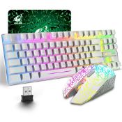 RRP £39.61 RGB Wireless Gaming Keyboard and Mouse