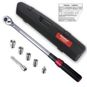 RRP £51.36 FOURROBBER Torque Wrench Set 1/2-inch Drive Click Bicycle