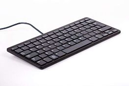 RRP £24.54 Official Raspberry Pi Keyboard - UK Version (Black/Grey)