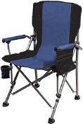 RRP £63.92 REDCAMP Oversized Folding Camping Chair for Heavy People 200kg