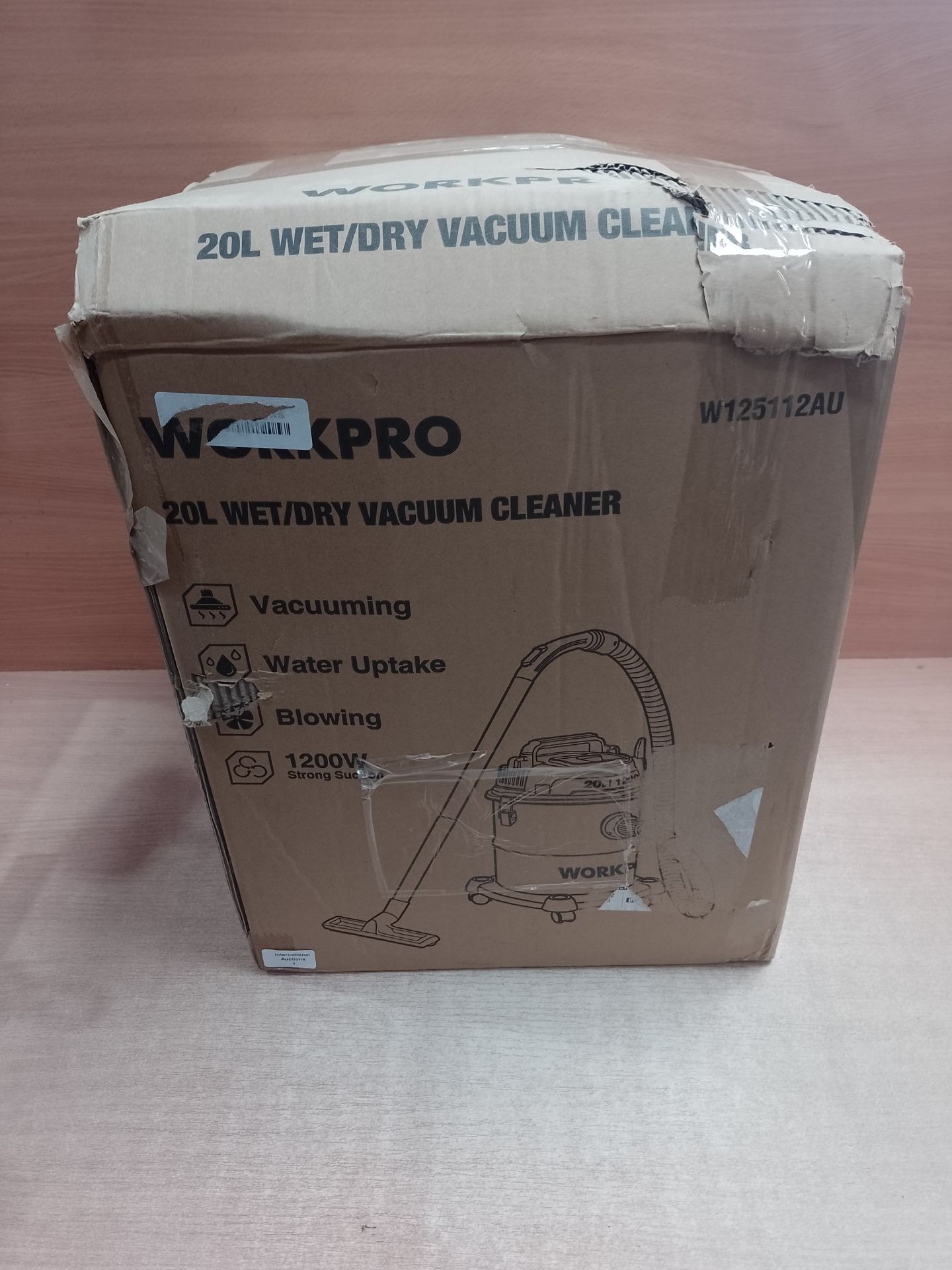 RRP £114.15 WORKPRO Wet and Dry Vacuum Cleaner with Hepa 20L 1200W - Image 2 of 2