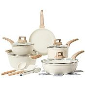 RRP £87.32 CAROTE Pots and Pans Set Nonstick