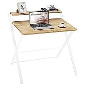 RRP £67.54 GreenForest Folding Desk No Assembly Required Small Size