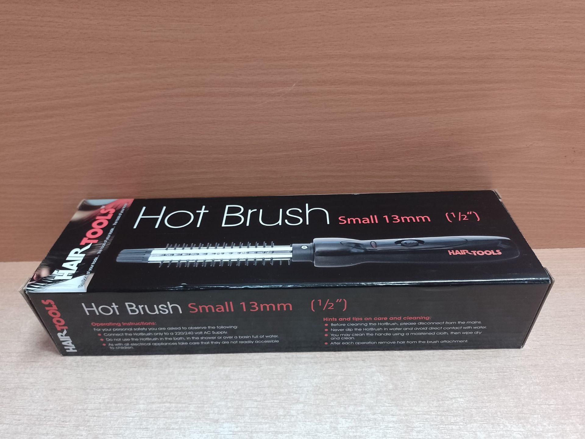 RRP £26.19 Hair Tools Small 13mm Hot Brush. 2 Temperature Electric Curling - Image 2 of 2