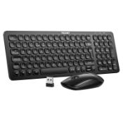 RRP £22.82 TECKNET Wireless Keyboard and Mouse Set