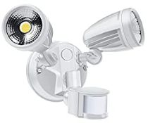 RRP £57.07 ALUSSO 30W Twin Security Lights Outdoor Motion Sensor