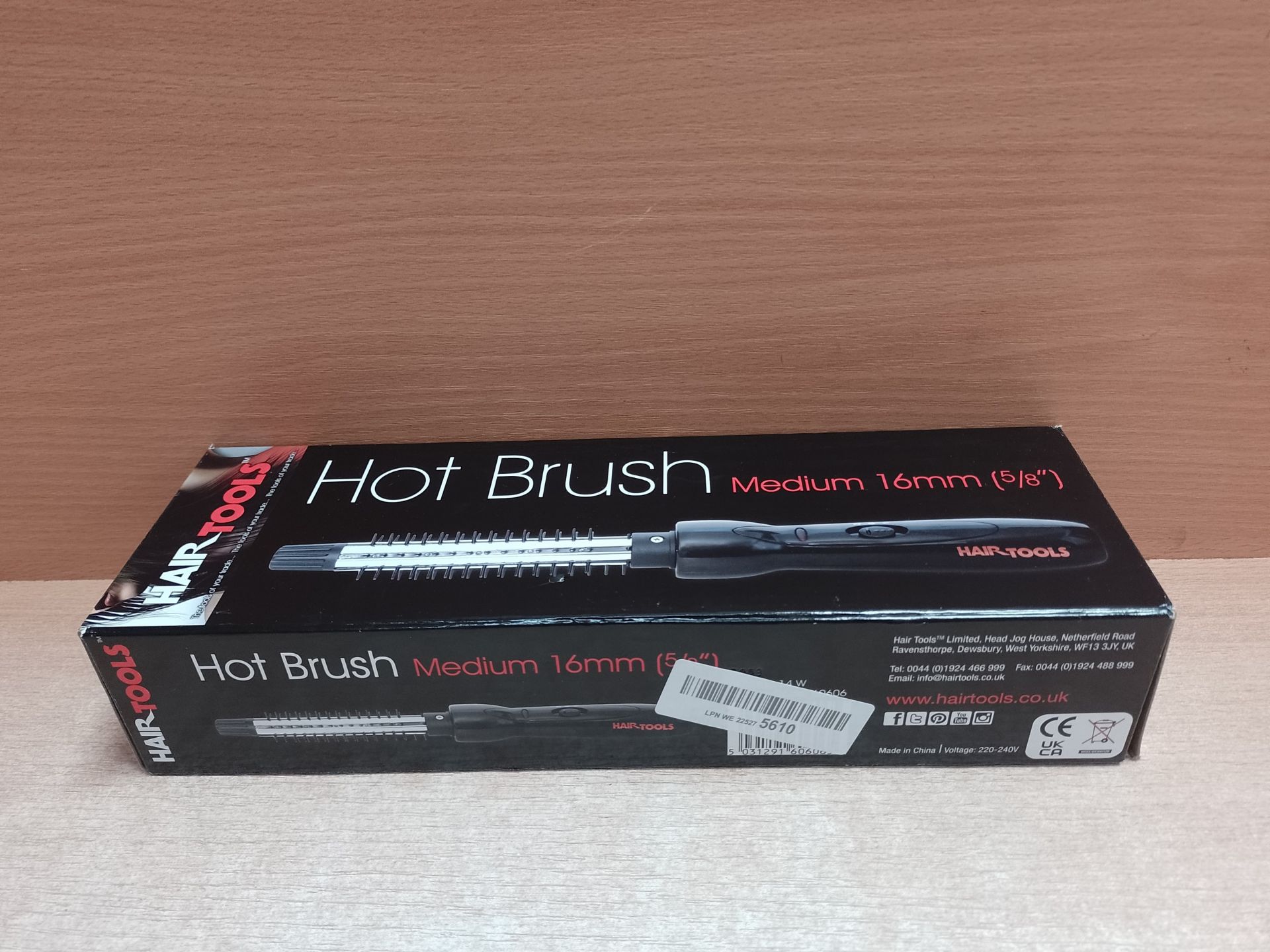 RRP £26.19 Hair Tools Medium 16mm Hot Brush. 2 Temperature Electric Curling - Image 2 of 2