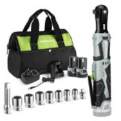 RRP £68.49 WORKPRO Cordless Ratchet Wrench Set