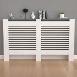 RRP £101.48 High Radiator Cover Wood Cabinet: 92cm Height White