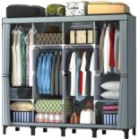 RRP £62.32 LOEFME Canvas Wardrobe