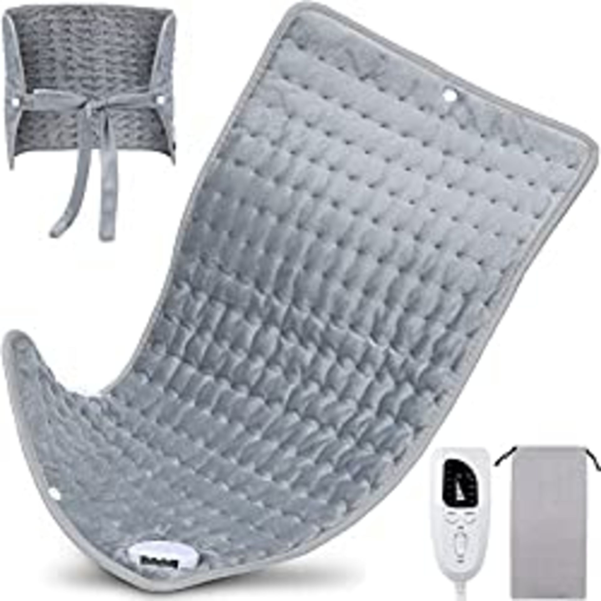 RRP £18.25 HAUSPROFI Electric Heating Pad for Back Pain Relief