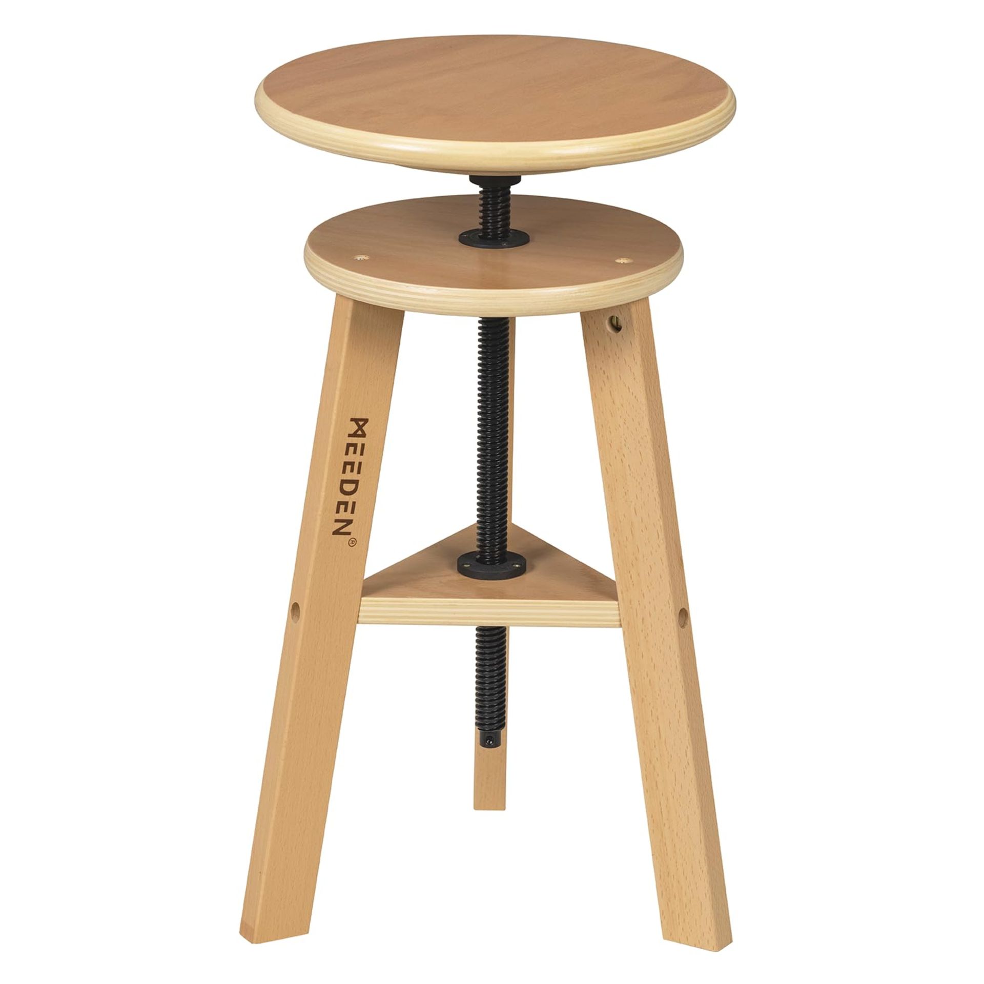 RRP £91.28 MEEDEN Wooded Drafting Stool with Adjustable Height