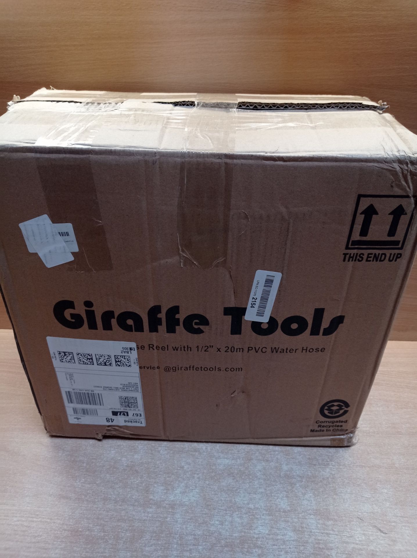RRP £82.19 Giraffe Tools Wall Mounted Hose Reel 20+2m - Image 2 of 2