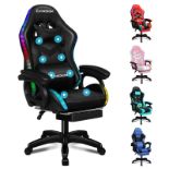 RRP £197.24 ELFORDSON LED Gaming Chair