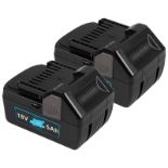 RRP £45.65 ASUNCELL 2 Packs 18V 5000mAh Power Tool Battery for